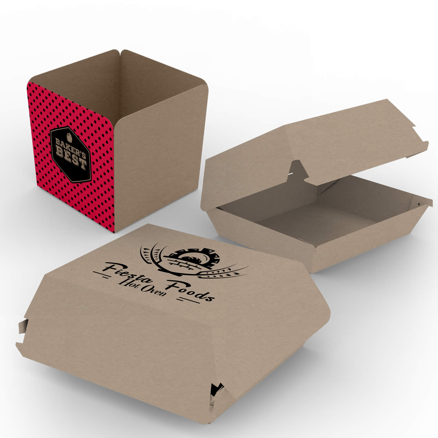 Burger and Chips Boxes Burger and Chips Boxes